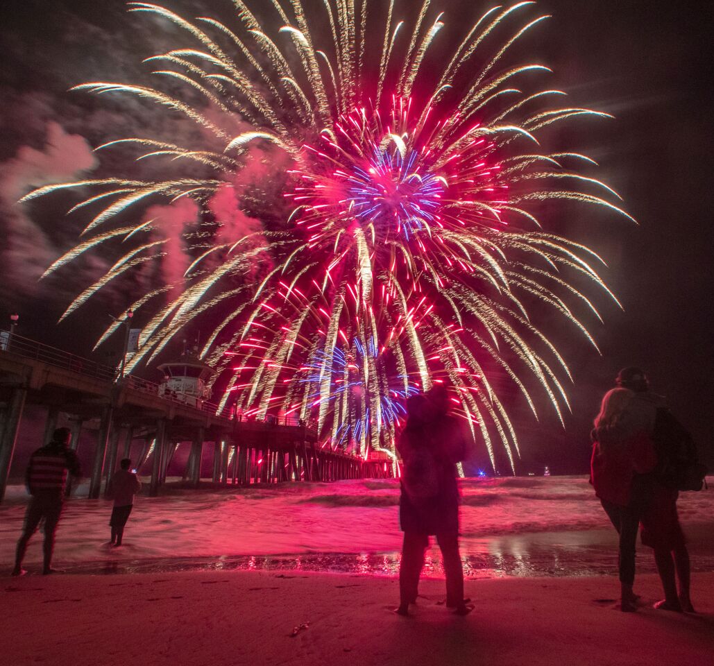 Huntington Beach fireworks