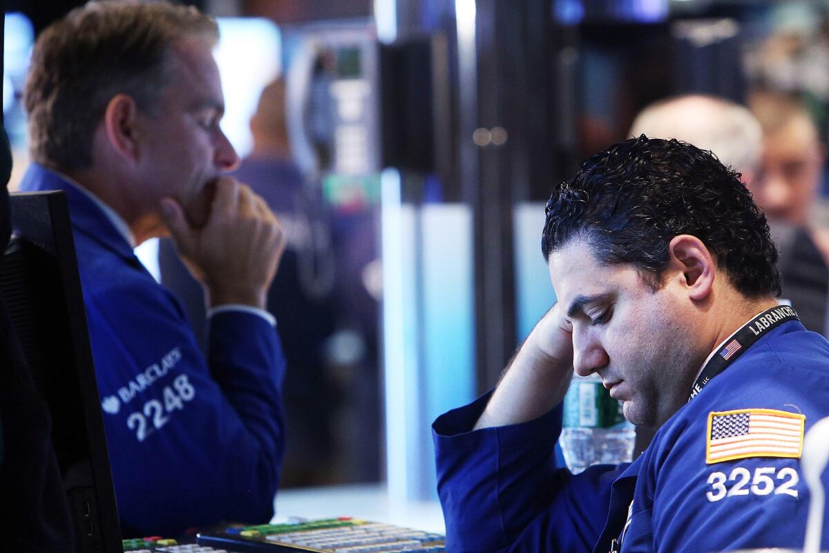 Trouble in tech stocks resulted in a market sell-off Thursday, with the Dow dropping over 260 points and the Nasdaq falling 1.9%.