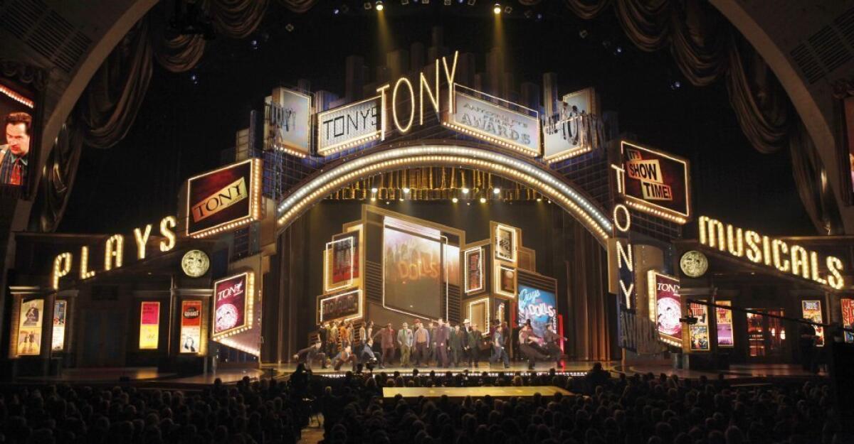 The Tony Awards will be returning to Radio City Music Hall in Rockefeller Center after two years at the Beacon Theatre on Manhattan's Upper West Side. Above, the 2009 Tony Awards show at Radio City.