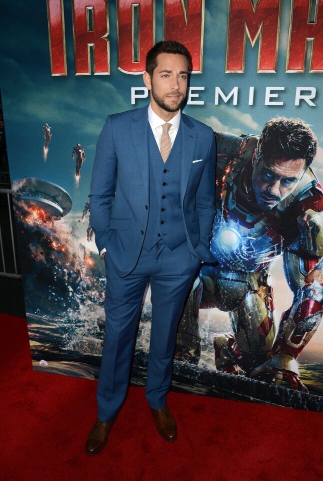 Actor Zachary Levi at the premiere.