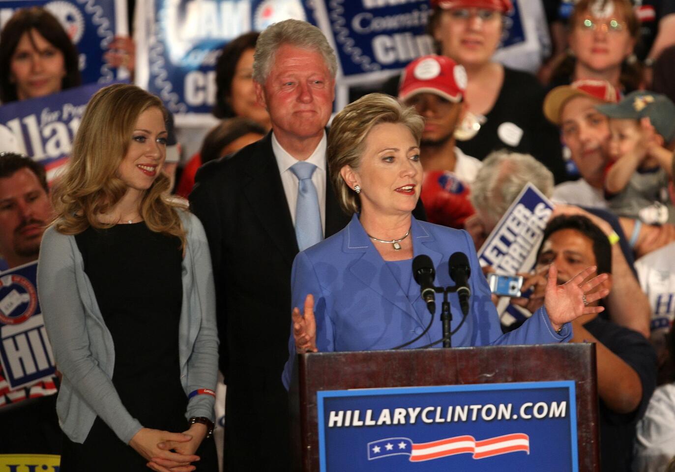 A primary night rally In Indianapolis