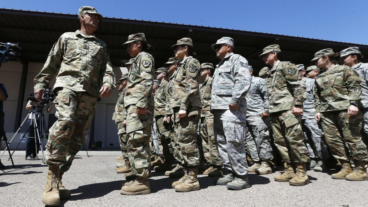 Arizona National Guard soldiers.