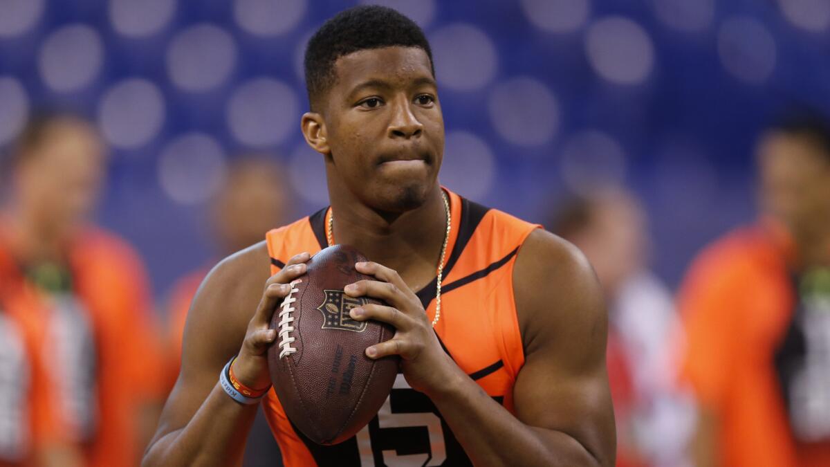 Florida State quarterback Jameis Winston, as expected, was the first pick in the 2015 NFL draft.