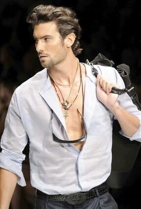 Milan Fashion Week -- Versace menswear Spring / Summer 2010