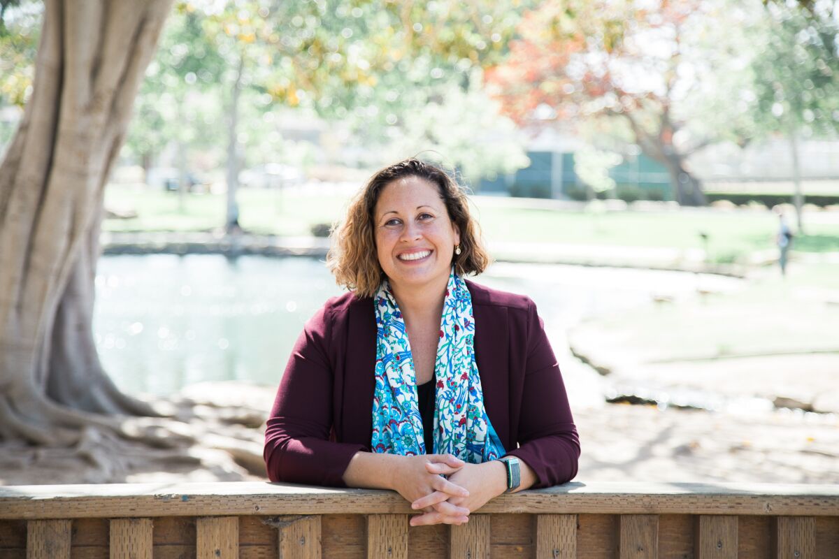 Costa Mesa City Councilwoman Andrea Marr, a former Navy nuclear engineer and vice president at engineering company Willdan.