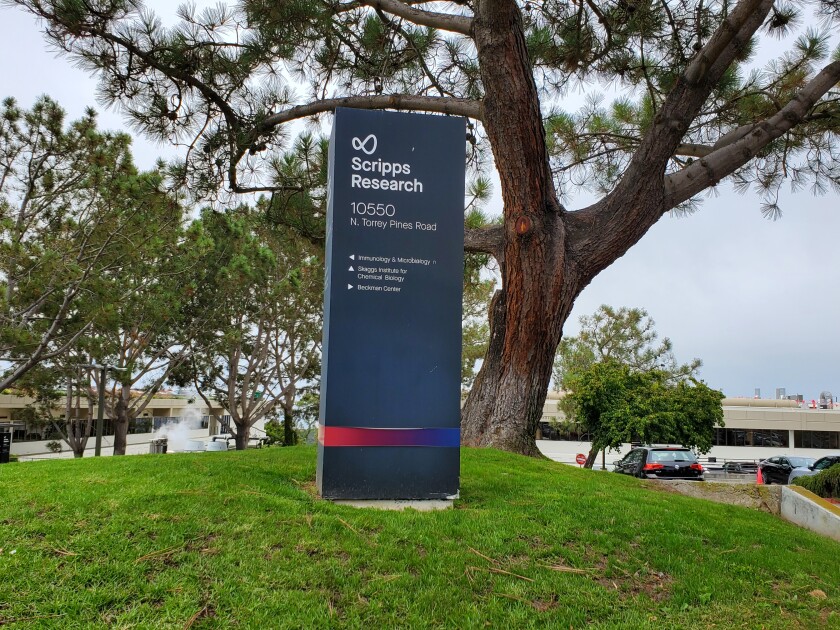 Scripps Research is a medical research facility on North Torrey Pines Road in La Jolla.