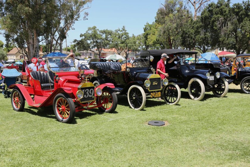 Century-old cars at the Muckenthaler Motor Car Festival.