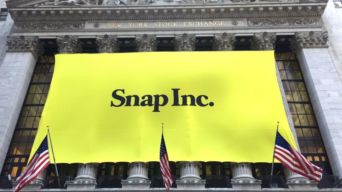 NBCUniversal invested $500 million in Snap Inc. on Thursday, when the Venice-based company behind the Snapchat messaging app made its debut on the New York Stock Exchange.