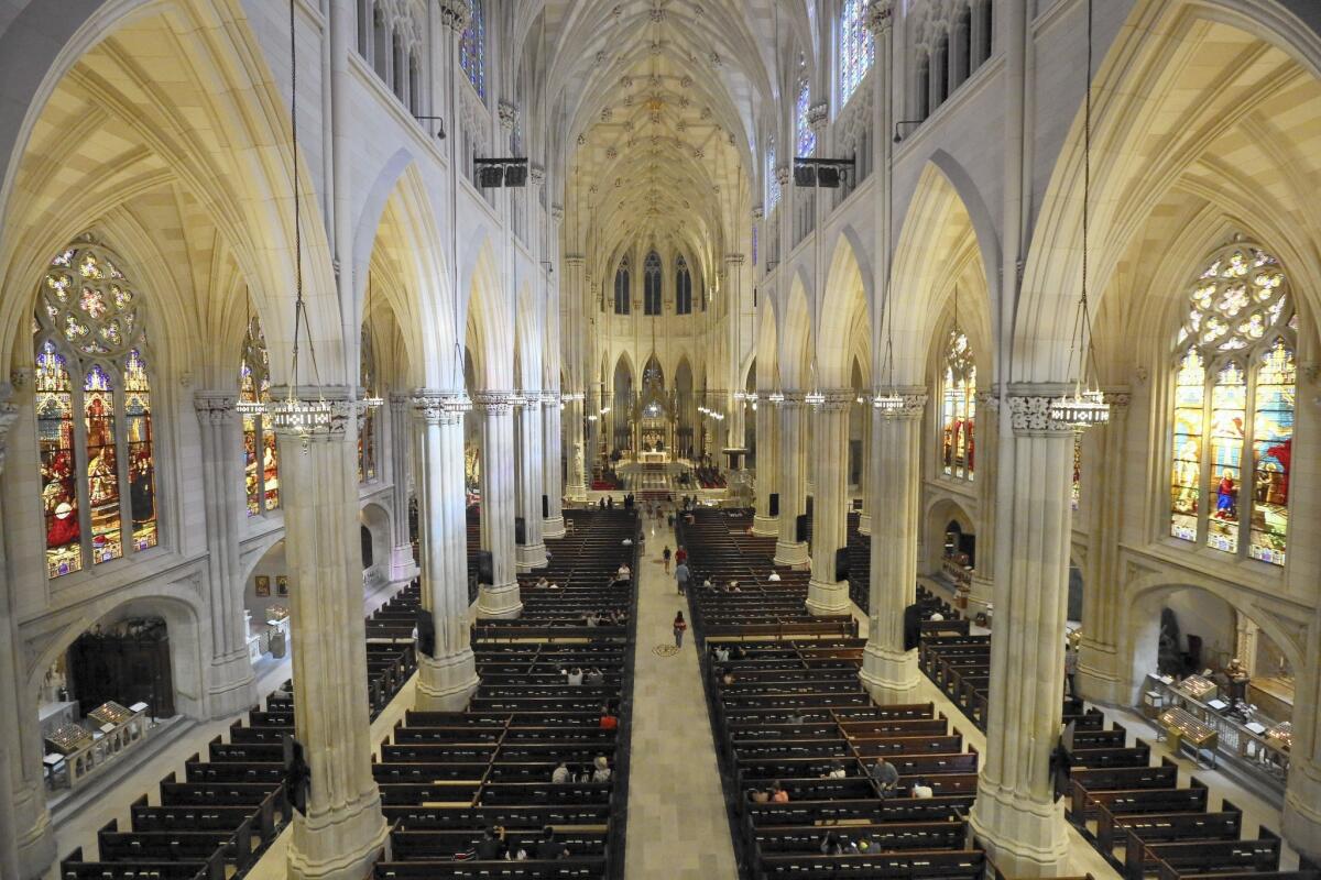Renovations to St. Patrick's Cathedral in New York are slated to be finished before the pope's visit.