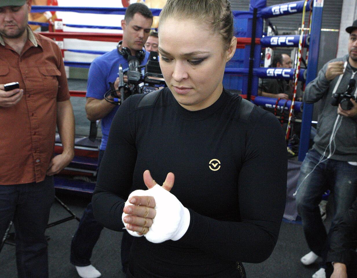 Photo Gallery: MMA Champion Rhonda Rousey open workout