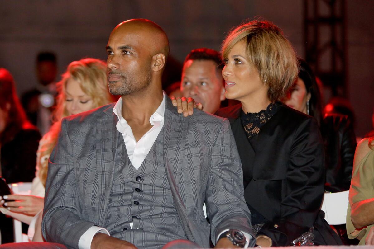 Boris Kodjoe and Nicole Ari Parker made an appearance at the HollyRod Foundation's DesignCare Gala in Pacific Palisades.