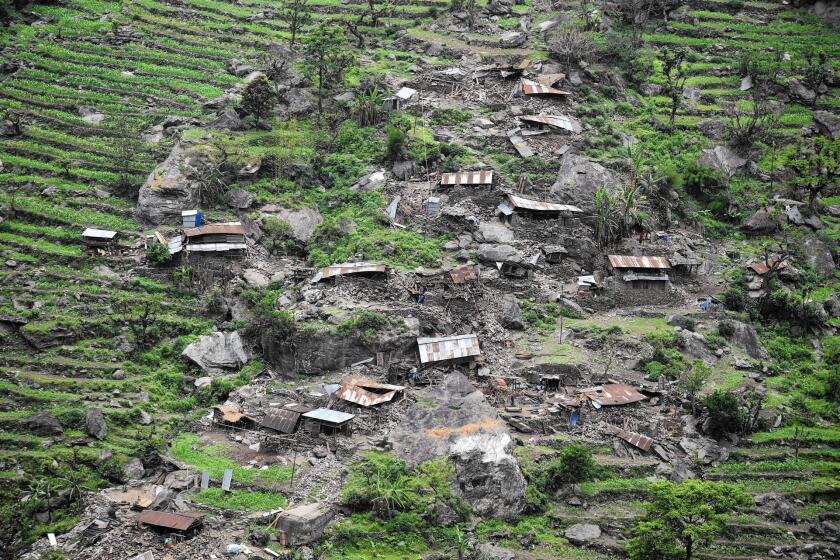 The earthquake in Nepal has devastated many communities, including Gorkha. In Syadul, a mountain hamlet, residents escaped unscathed but not their homes.