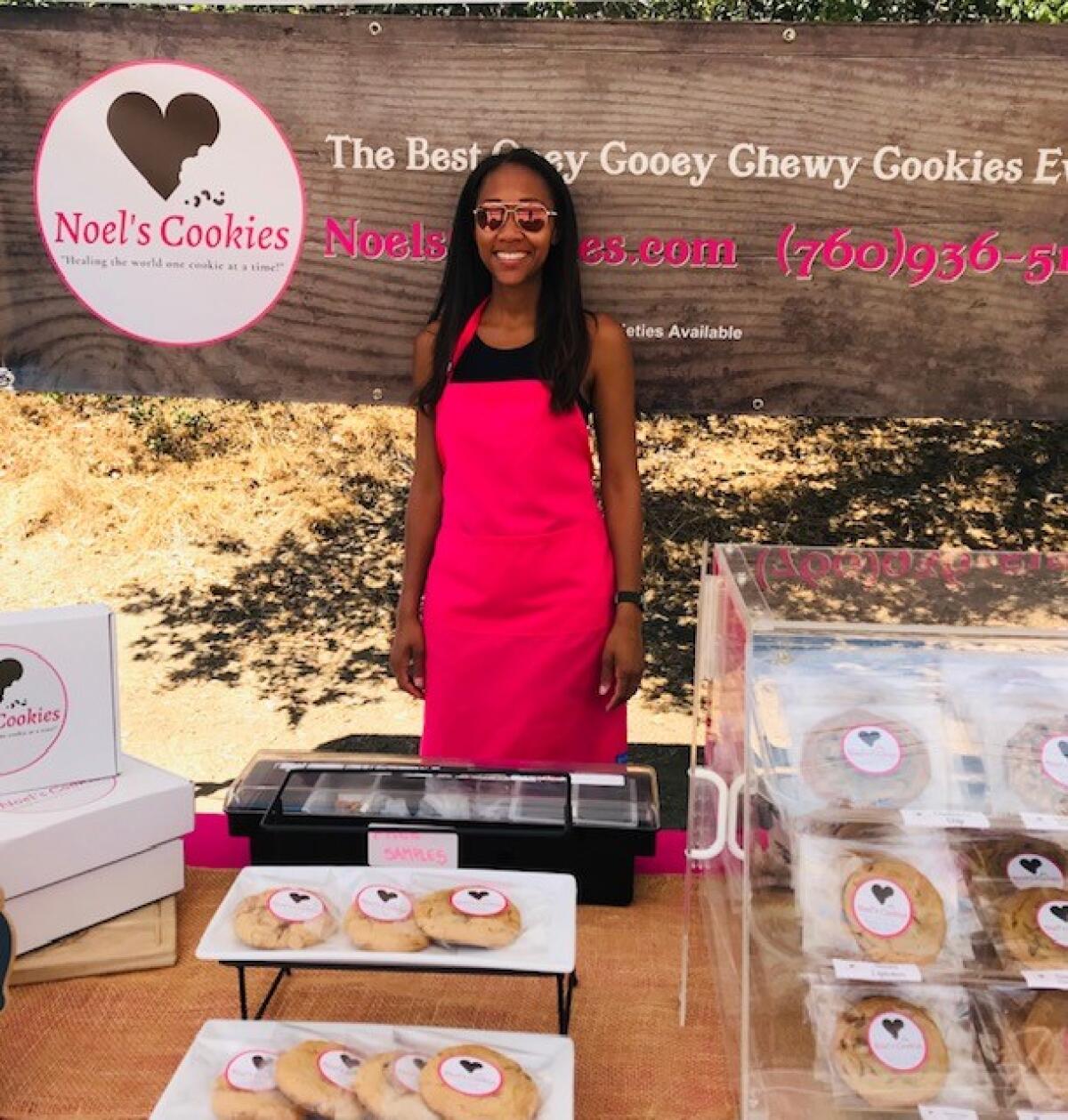 Noel's Cookies owner Noel Ross will be at the La Jolla Art & Wine Festival's “Sweet Street.”