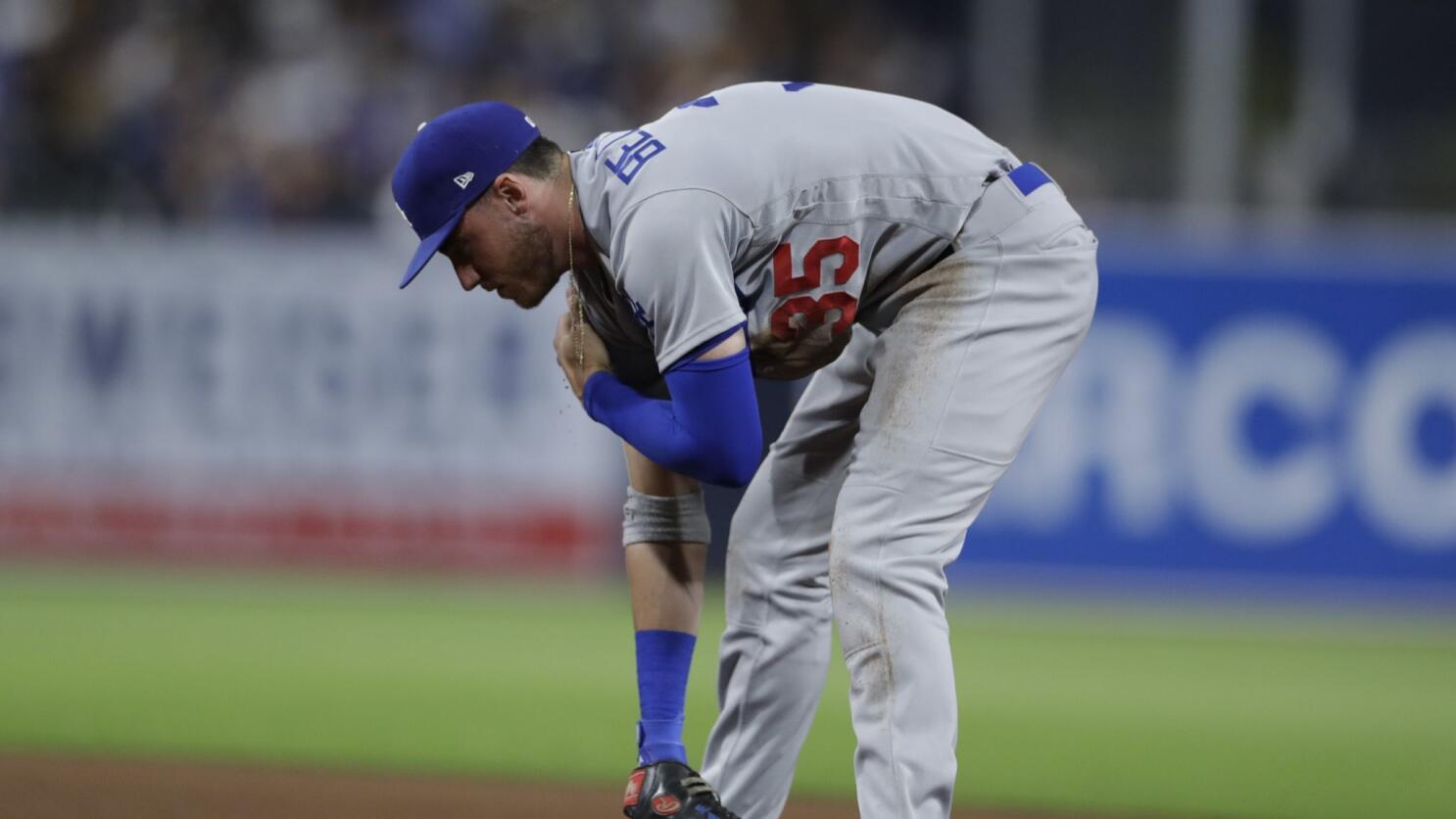 2020 World Series: Cody Bellinger regrets celebration but dislocated  shoulder 'doing good' 