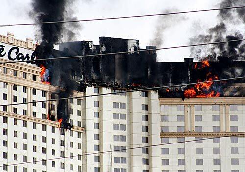 Vegas' Monte Carlo hotel fire