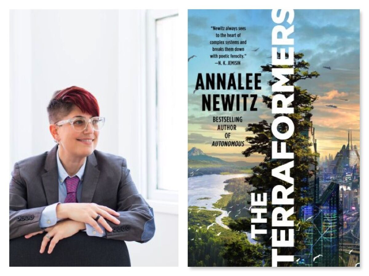 Annalee Newitz is the author of "The Terraformers."