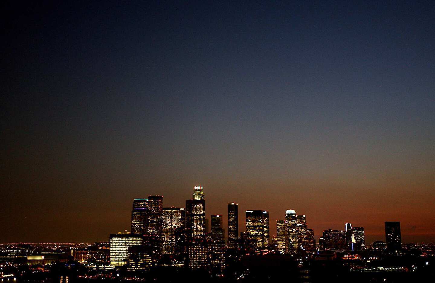 L.A. at dusk