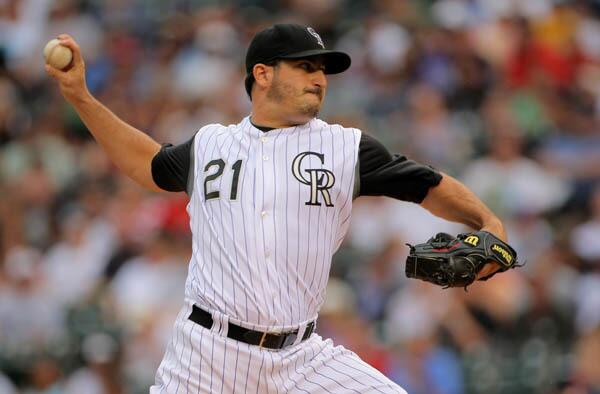 Colorado Rockies' pitcher Jason Marquis is 31 today. (Photo by Doug Pensinger/Getty Images)