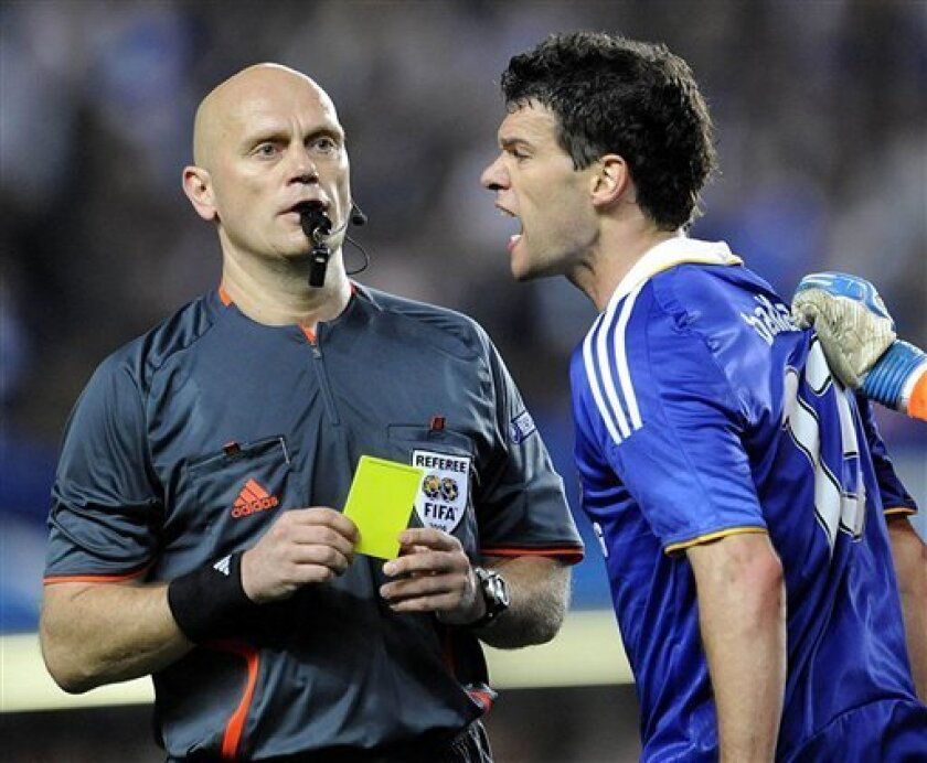 Uefa Receives Referee S Report From Chelsea Semi The San Diego Union Tribune