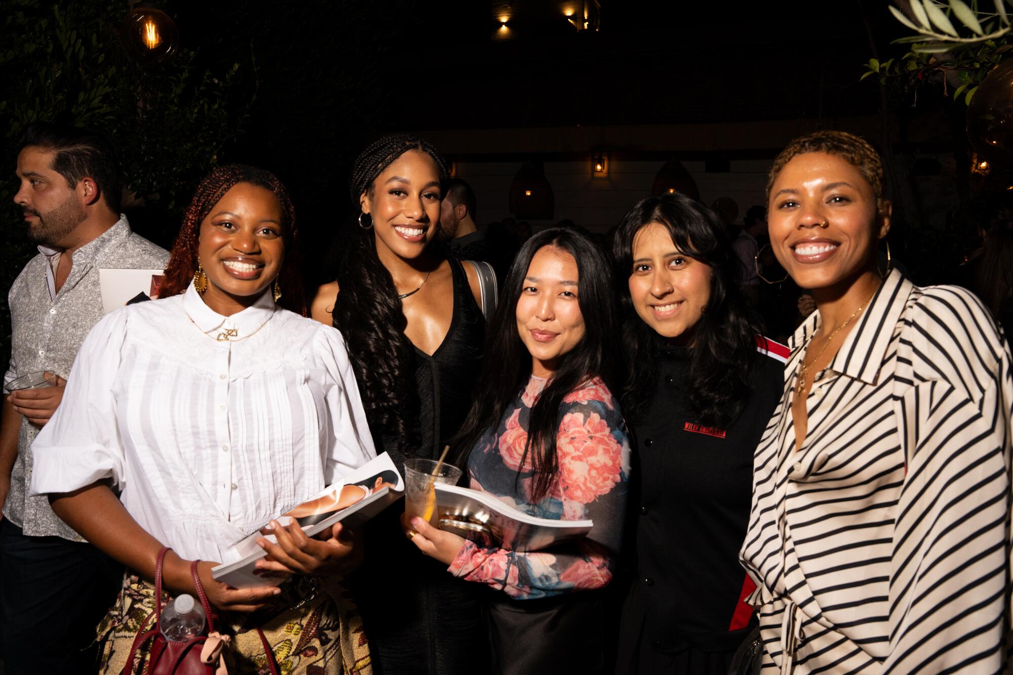 From left to right: Image contributing writer Astrid Kayembe, Cierra Black, Angela Choe, Ana Cruz and Qurissy Lopez.