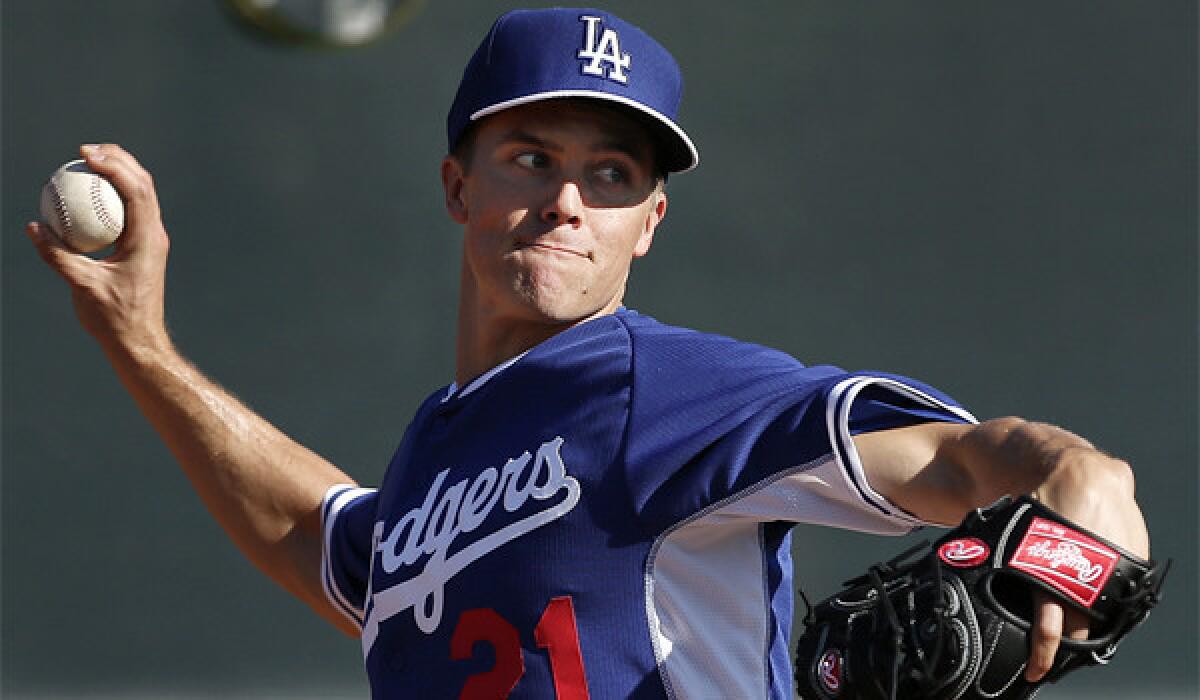 Dodgers pitcher Zack Greinke did not make the trip to Australia for the season-opening series against Arizona.