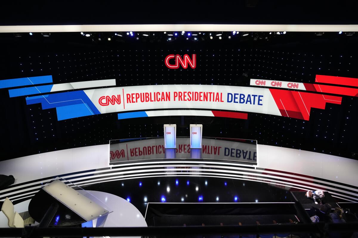 The CNN Republican presidential debate venue at Drake University 