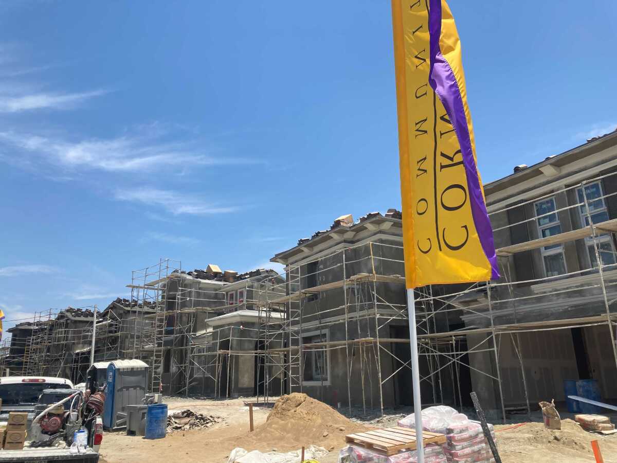 Single-family homes under construction in Chula Vista's Otay Ranch neighborhood in mid-June 2021.
