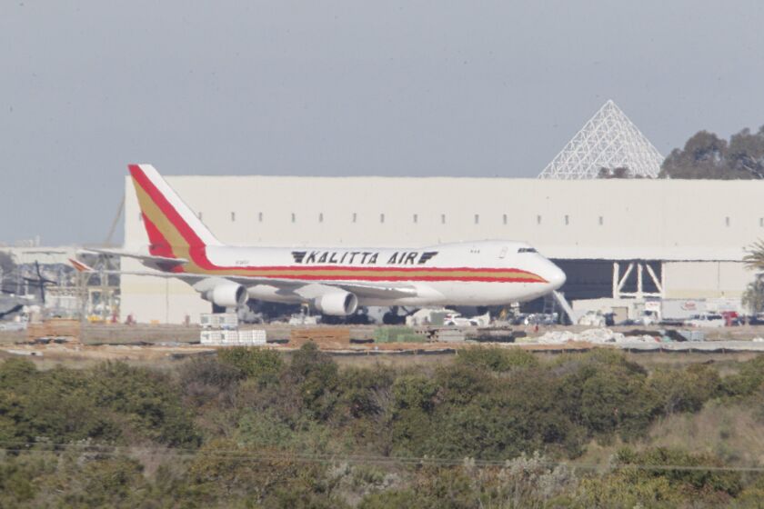A Kalitta Airlines jet carrying US citizen evacuated from China where the #coronavirus is raging landed at MCAS Miramar about 8:30 a.m. Friday where they will start their 14-day quarantine, part of the global effort to stop the spread of the virus.