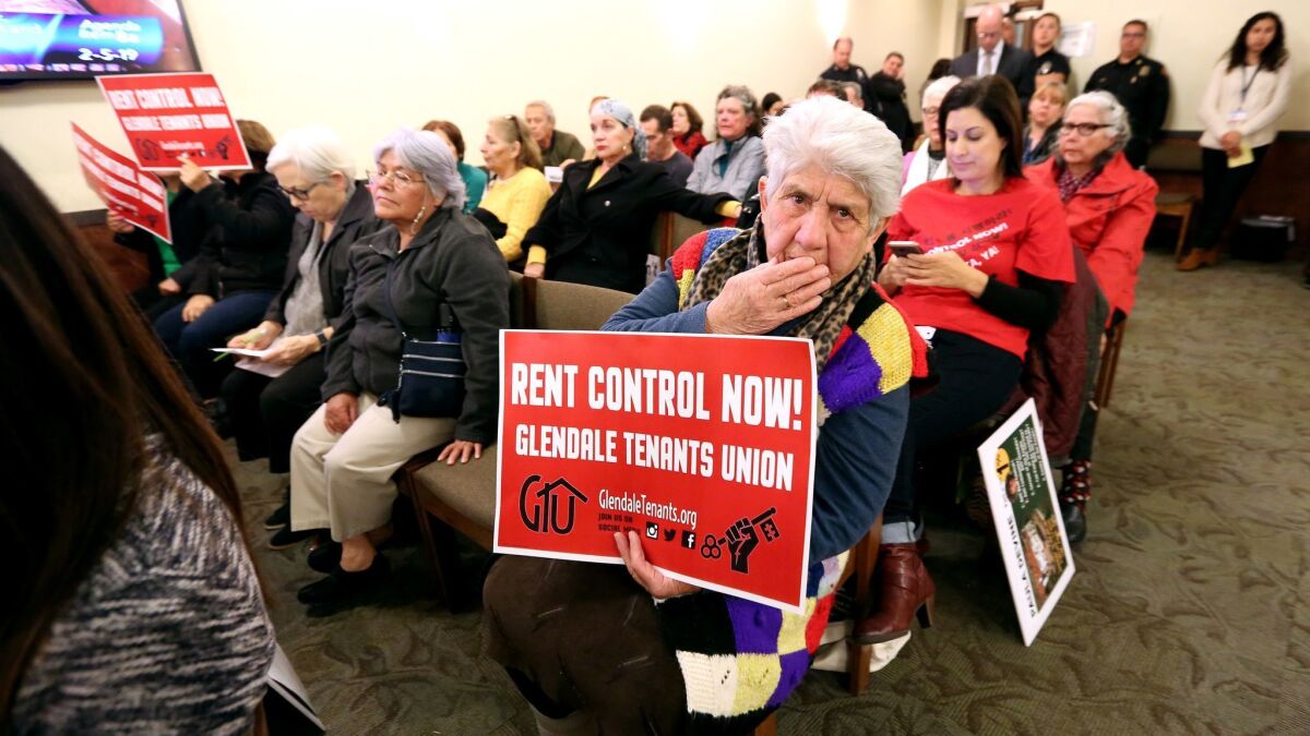 Glendale City Council members discussed a proposed ordinance that would impose more restrictions on how often -- and how much -- landlords can raise rents, drawing passionate stakeholders on both sides.
