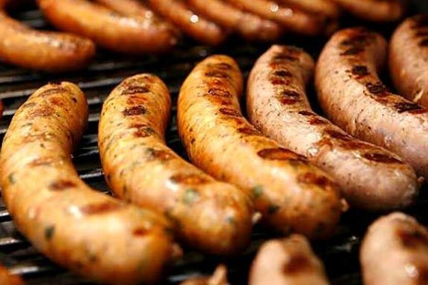 WAIT FOR THAT SIZZLE: For a variety of reasons -- better ingredients, smarter marketing, the boom in artisanal foods -- sausages have never looked more appealing.