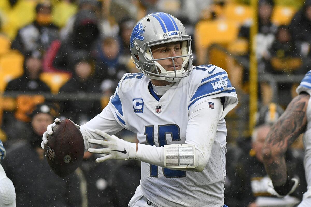 Lions QB Goff misses practices, doubtful to play Browns - The San Diego  Union-Tribune