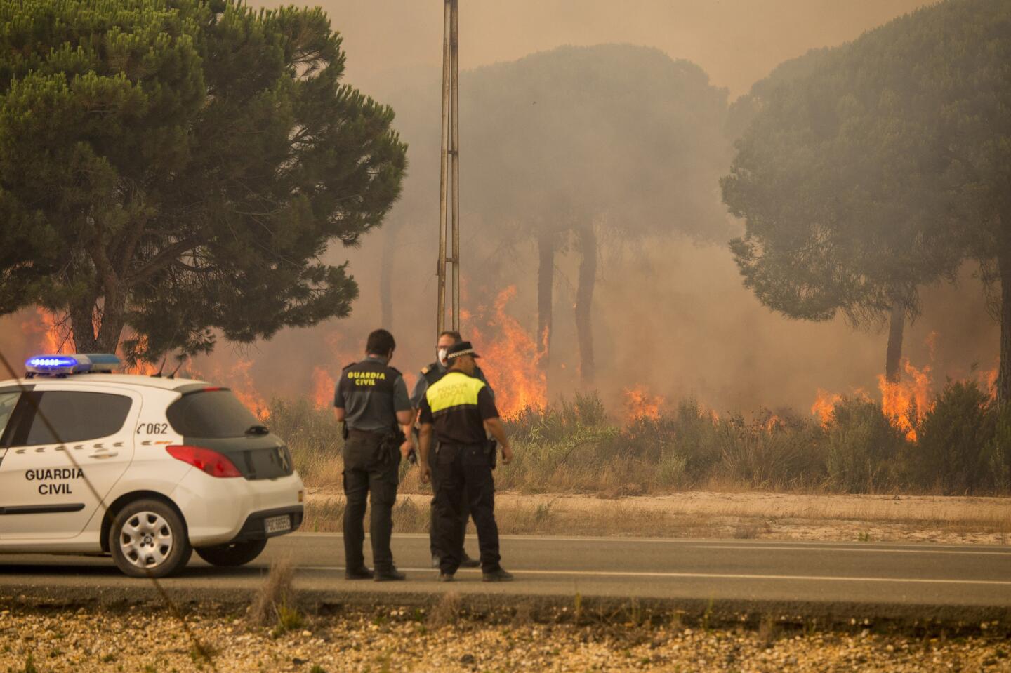 Spain forest fire