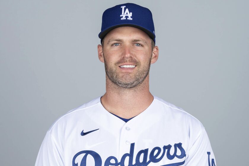 Matt Davidson of the Los Angeles Dodgers 