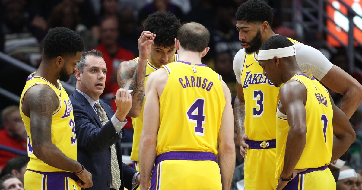 Lakers Coach Frank Vogel Prepares For Return Of Season Los Angeles Times