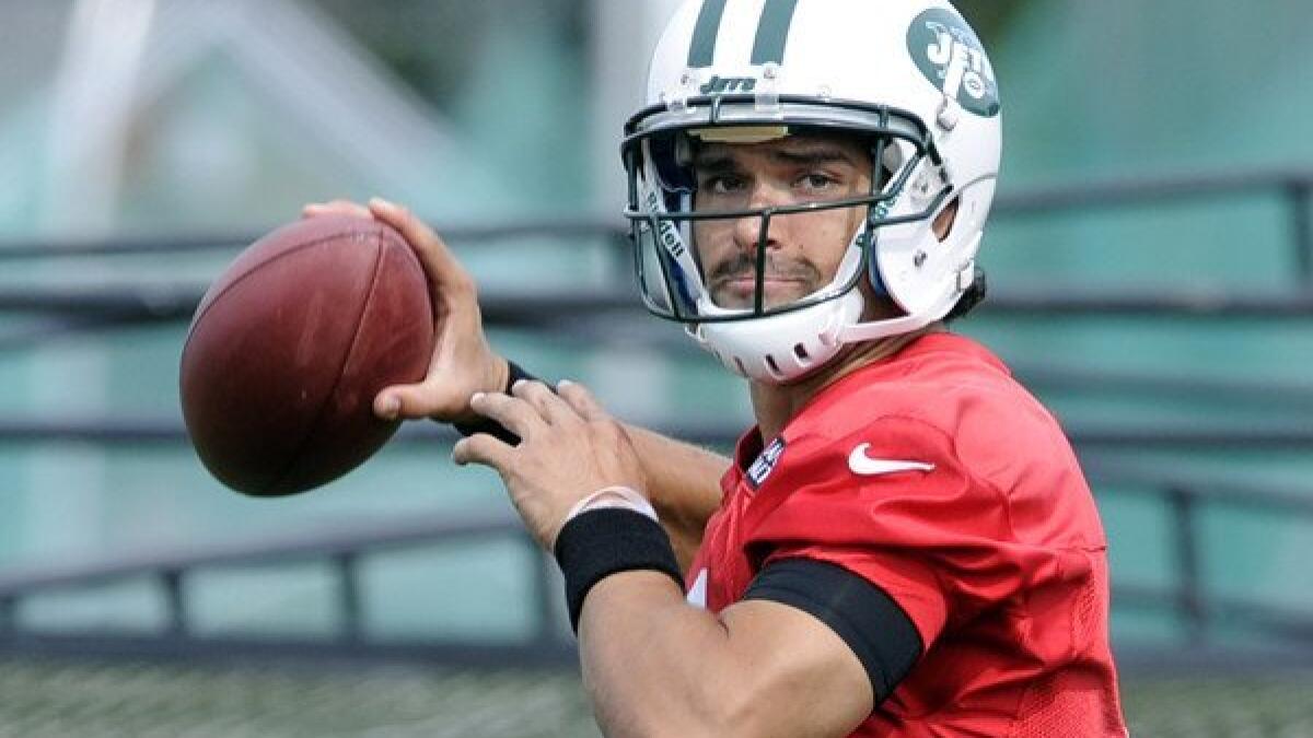 Mark Sanchez has last laugh after hearing boos from Jets fans - Los Angeles  Times