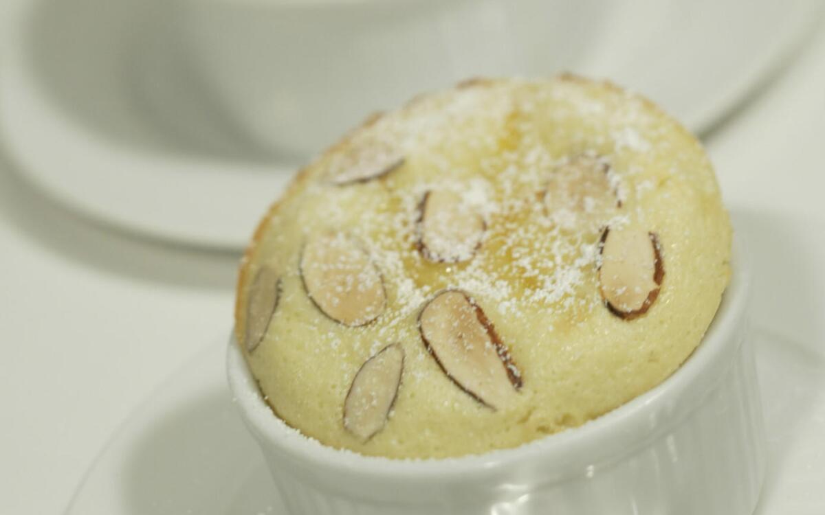 Quince and almond clafouti