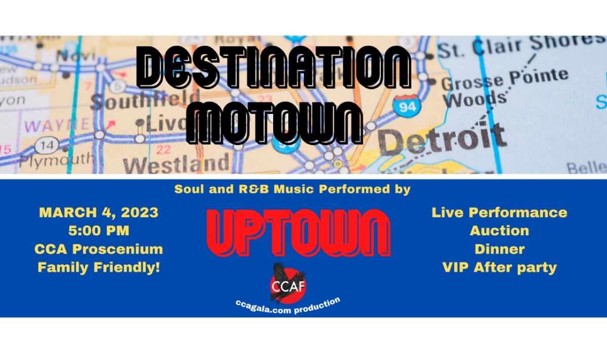 Destination Motown Gala from Canyon Crest Academy will be held on March 4th.