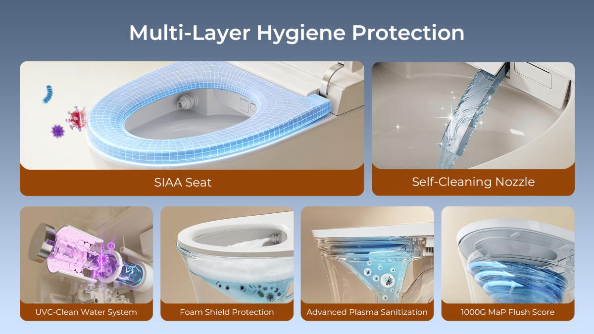 uncle Brown toilet bidet function and features