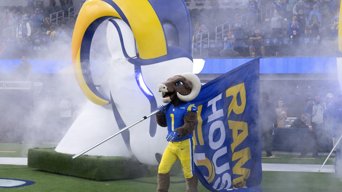 NFL mascots - Los Angeles Times