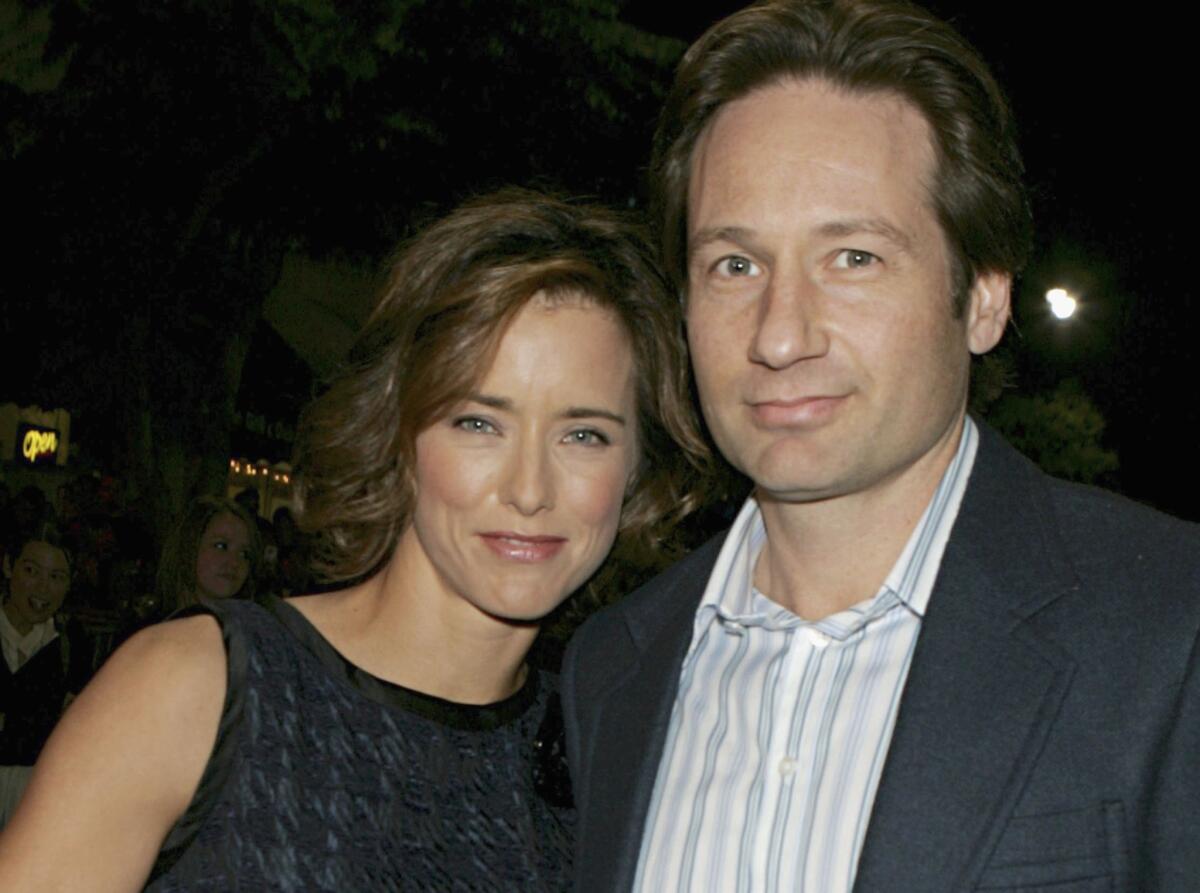 David Duchovny and Tea Leoni, shown in 2005, are divorced.