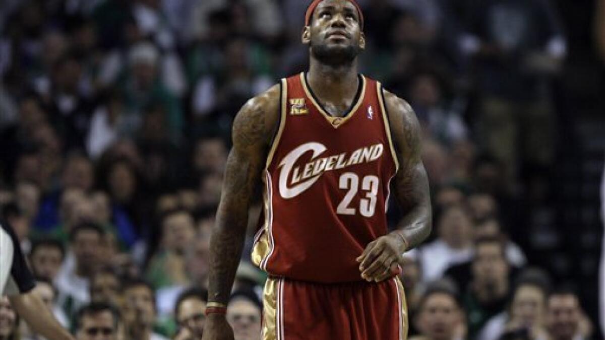 LeBron James exits the NBA Finals. His departure from Cleveland could be  next.