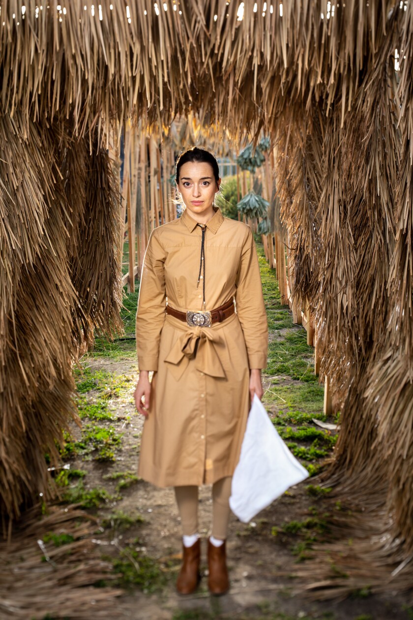 Maria Elena Altany plays an Arrival in “Sweet Land.”