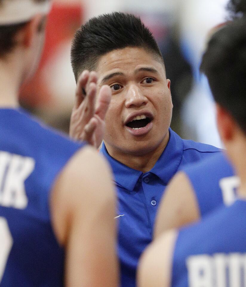 Photo Gallery: Burbank vs. Burroughs in Pacific League boys’ volleyball