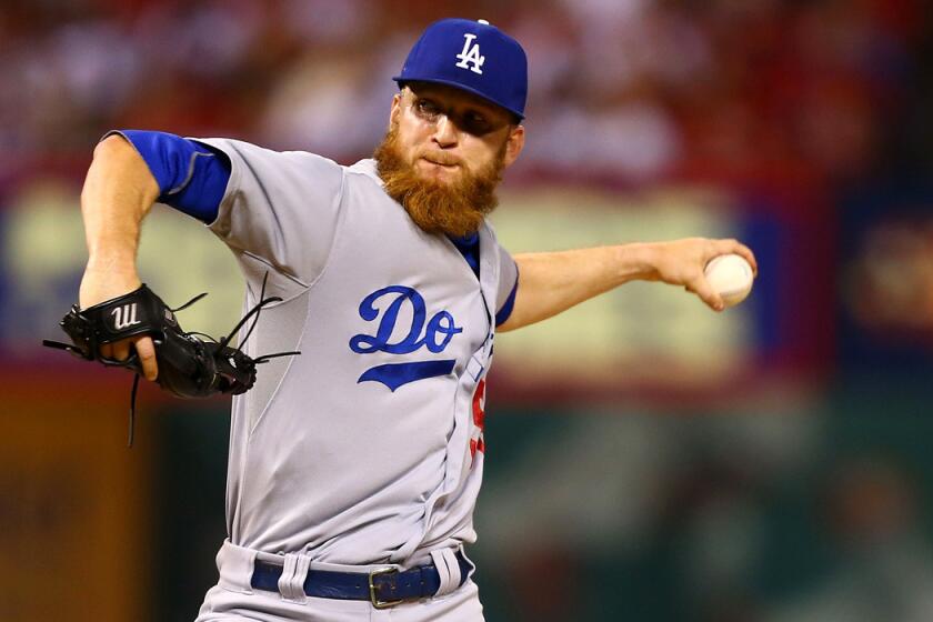 Dodgers reliever J.P. Howell has a 1.27 earned-run average at 41 strikeouts this season in 42 2/3 innings.
