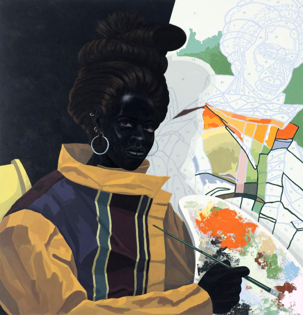 Kerry James Marshall's Untitled (Painter), 2009. (Nathan Keay / MCA Chicago)