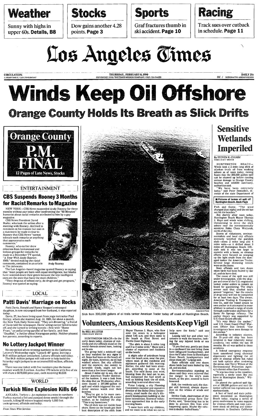 30 Years Ago Miles Of O C Beaches Were Fouled By A