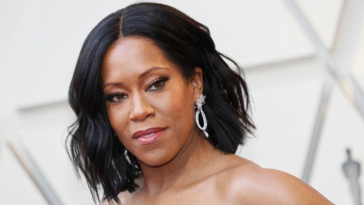 Regina King arrives for the 91st Academy Awards ceremony at the Dolby Theatre in Hollywood on Feb. 24.