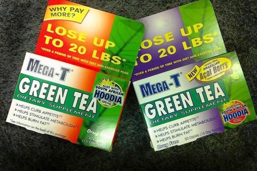 Mega-T Green Tea Dietary Supplement is sold at drugstores.
