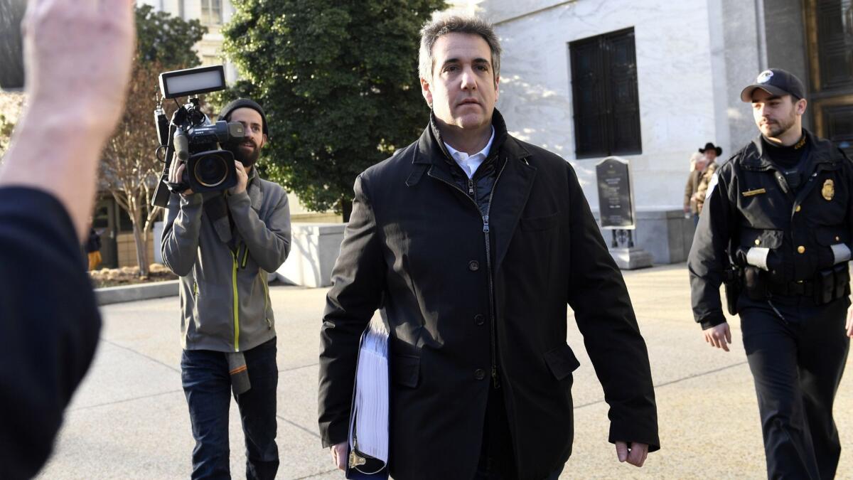 With Democrats controlling the House, Michael Cohen’s testimony could spark numerous congressional investigations into President Trump's dealings.