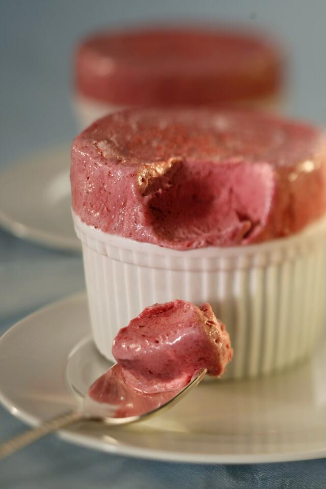 This frozen blackberry souffle is worth the extra effort once you eat a spoonful of the fluffy, cold goodness.